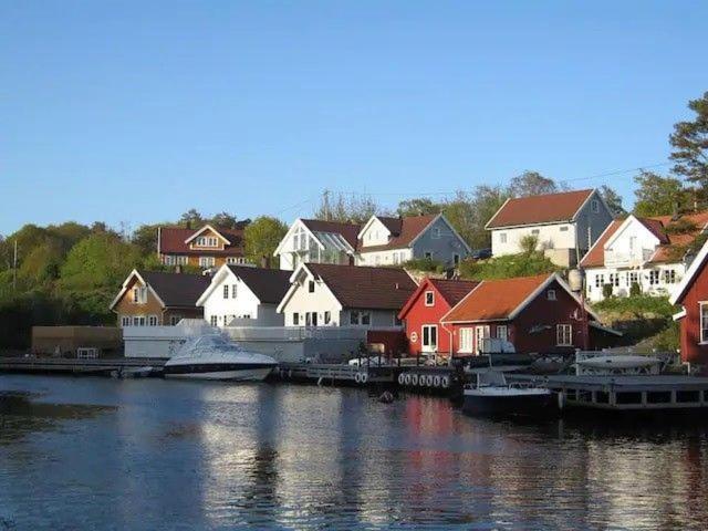 Flekkeroy Sjoboder 4 Soverom 8 Senger Kjere Bagian luar foto